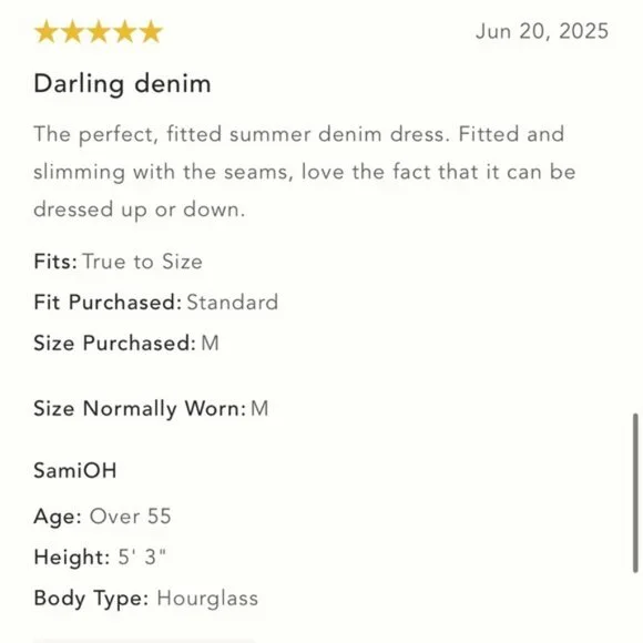 NWT Anthropologie Pilcro Square-Neck Seamed Chambray Midi Dress XS‎ - Picture 6 of 11